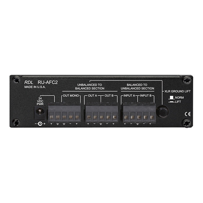 RDL RU-AFC2 Audio Format Converter back