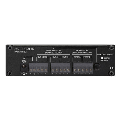 RDL RU-AFC2 Audio Format Converter back
