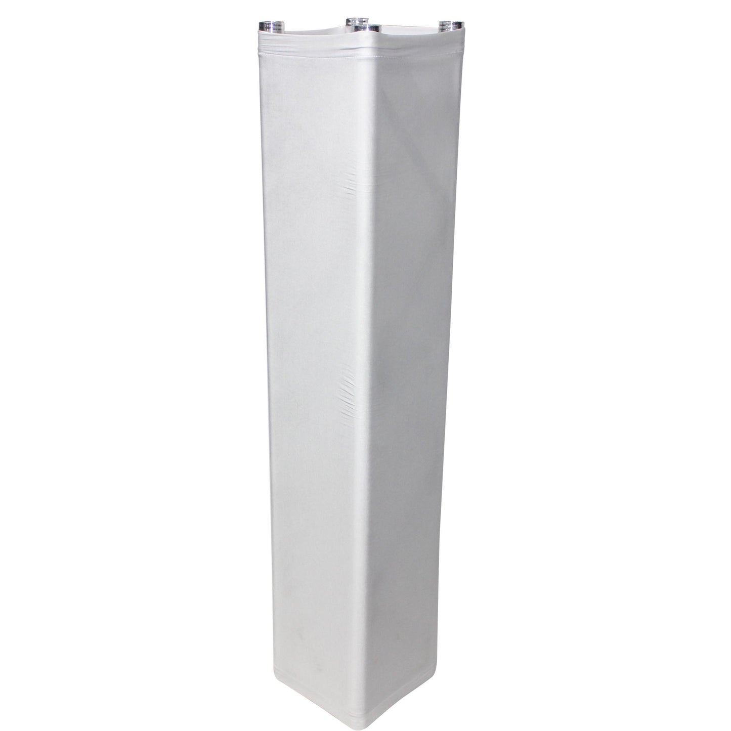 ProX Lycra Truss Cover Sleeve for 12" Quad Box Truss Stretch Scrim | 4.92ft (1.5M) | White