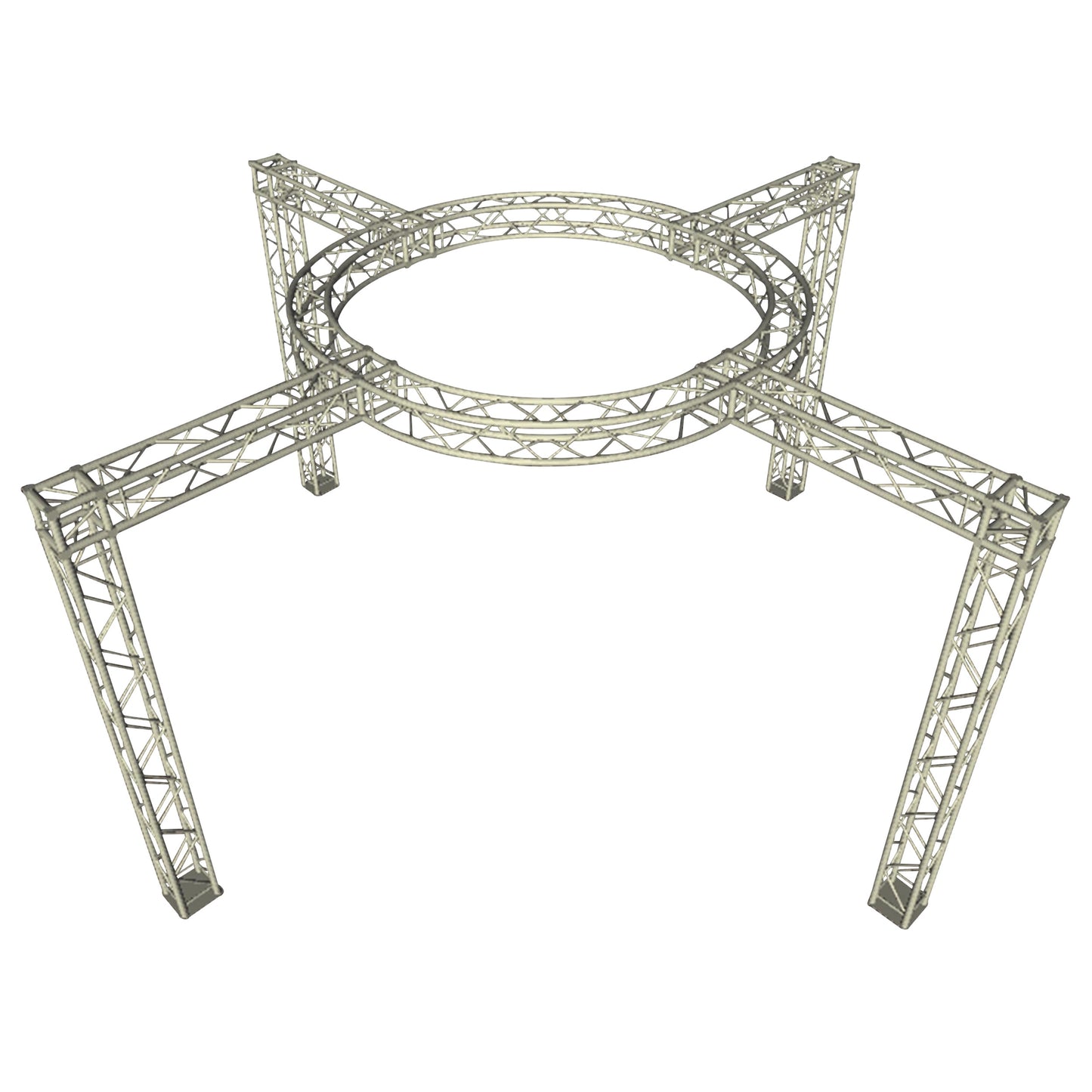 ProX Exhibition Module Stand Truss Package F34 Aluminum Truss System | 22 ft W x 22 ft L x 11 ft H