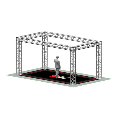 ProX Exhibition Module Stand Truss Package F34 Aluminum Truss System | 10 ft W x 20 ft L x 10 ft H