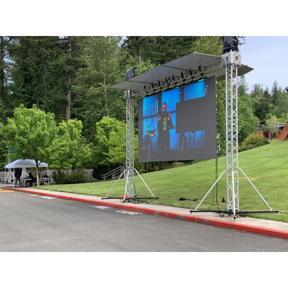 ProX LED Screen Display Panel Video Fly Wall Truss Ground Support System | 20 ft W x 23 ft H
