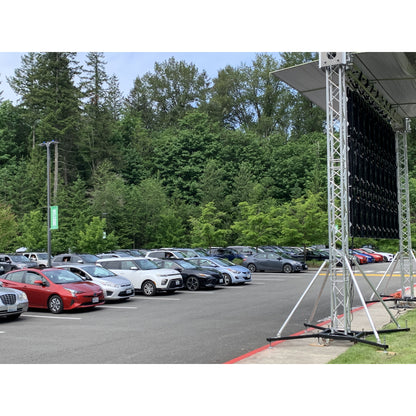 ProX LED Screen Display Panel Video Fly Wall Truss Ground Support System | 20 ft W x 23 ft H