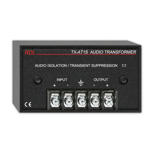 RDL TX-AT1S Audio Isolation Transformer with Suppression