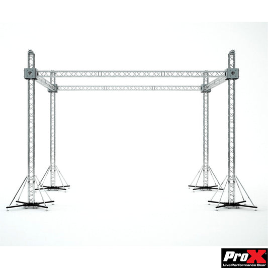 77521_ProX-Stage-Roofing-Truss-System-with-Ground-Support-and-Chain-Hoists-F34-Aluminum-Complete-Package-_-30-ft-W-x-20-ft-L-x-23-ft-H-_-Standard-Flat-Roof_ALT01sqr