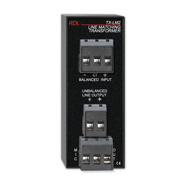 RDL TX-LM2 Line Level to Microphone Level Transformer