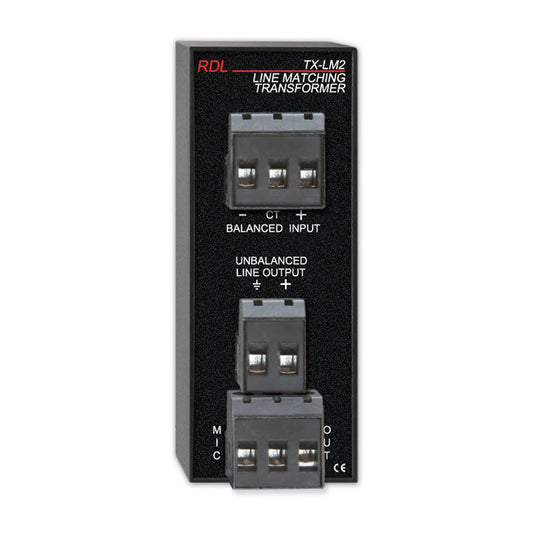 RDL TX-LM2 Line Level to Microphone Level Transformer