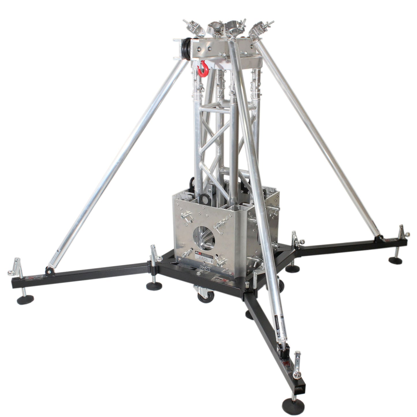 ProX Truss Tower Stage Roofing System Package Ground Support Kit | 3.28 Ft | Ladder 3mm