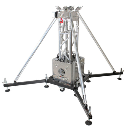 ProX Truss Tower Stage Roofing System Package Ground Support Kit | 3.28 Ft | Ladder 3mm