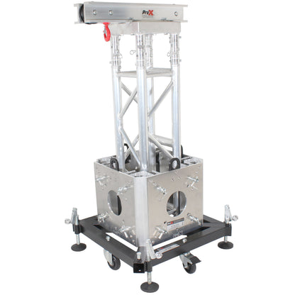 ProX Truss Tower Stage Roofing System Package Ground Support Kit | 3.28 Ft | Ladder 3mm