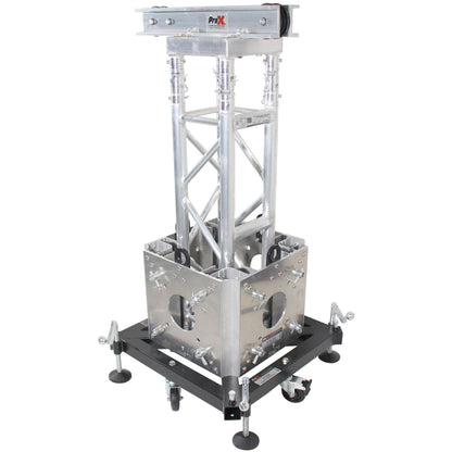 ProX Truss Tower Stage Roofing System Package Ground Support Kit | 3.28 Ft | Ladder 3mm
