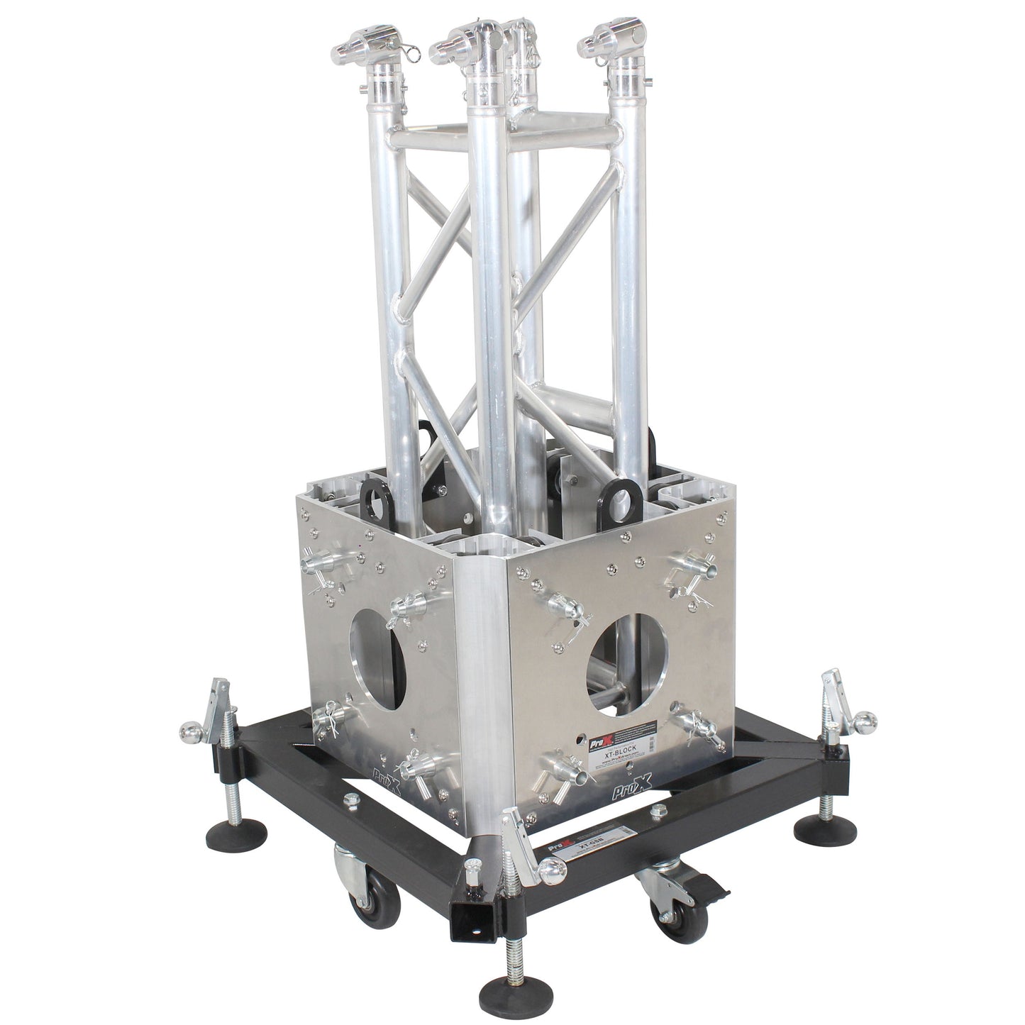 ProX Truss Tower Stage Roofing System Package Ground Support Kit | 3.28 Ft | Ladder 3mm