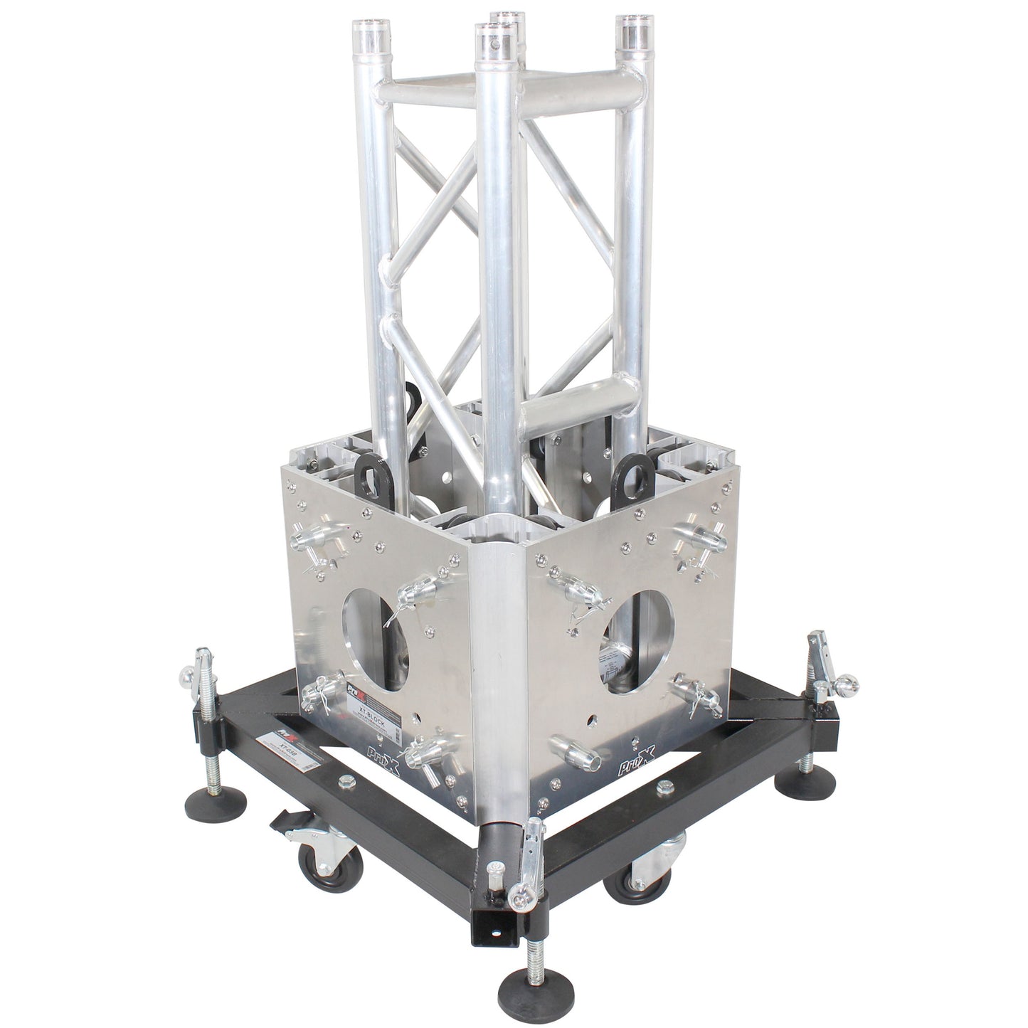 ProX Truss Tower Stage Roofing System Package Ground Support Kit | 3.28 Ft | Ladder 3mm