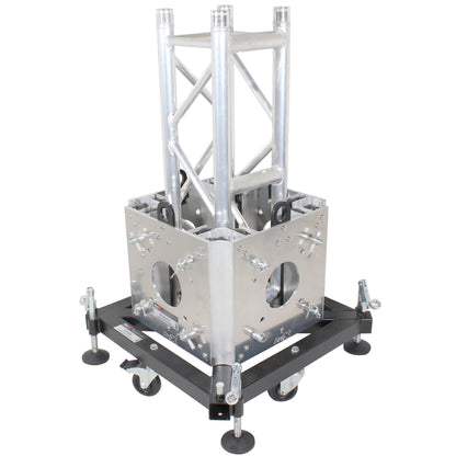 ProX Truss Tower Stage Roofing System Package Ground Support Kit | 3.28 Ft | Ladder 3mm