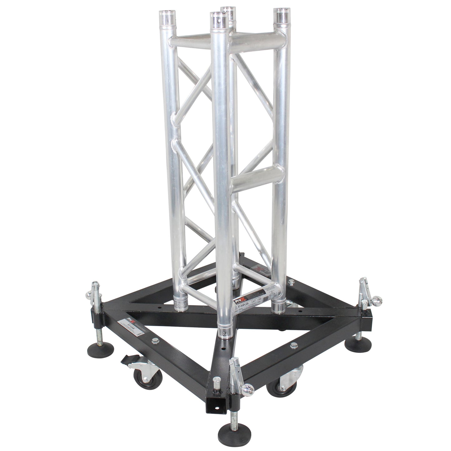 ProX Truss Tower Stage Roofing System Package Ground Support Kit | 3.28 Ft | Ladder 3mm