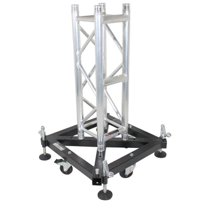 ProX Truss Tower Stage Roofing System Package Ground Support Kit | 3.28 Ft | Ladder 3mm