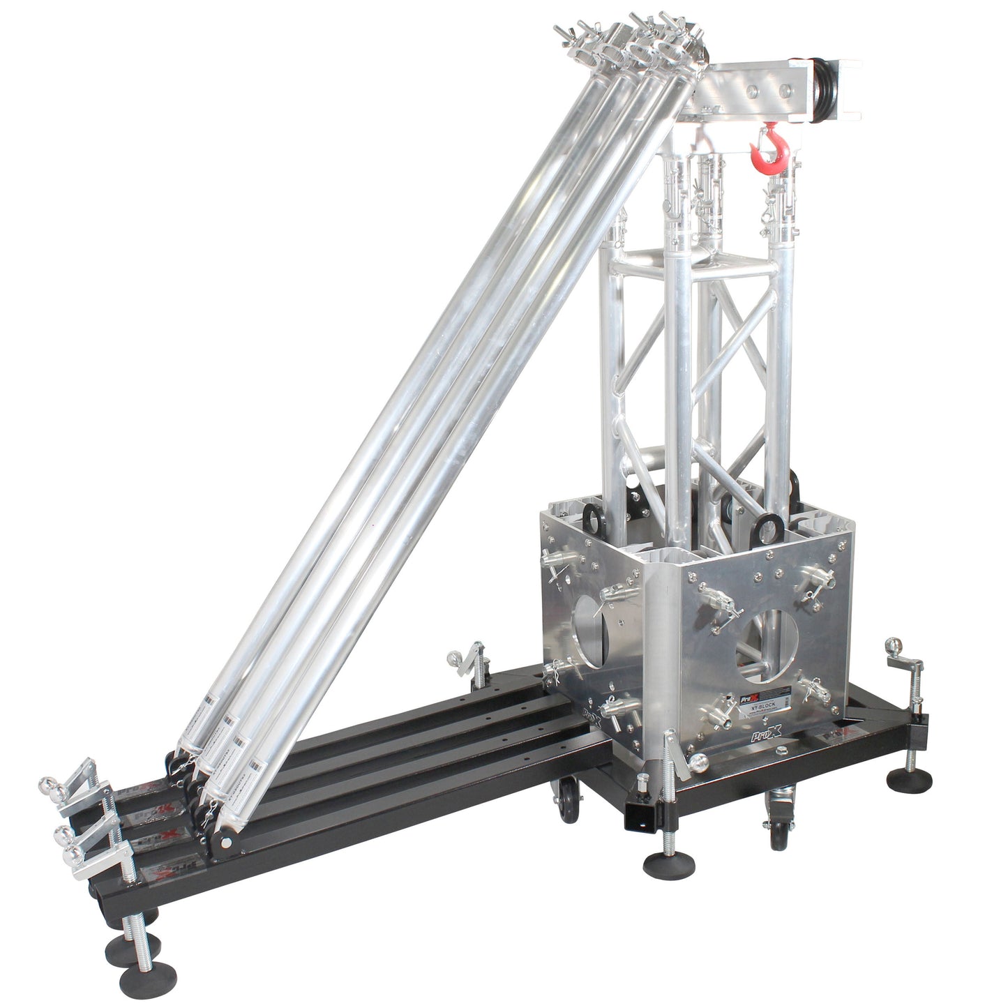 ProX Truss Tower Stage Roofing System Package Ground Support Kit | 3.28 Ft | Ladder 3mm