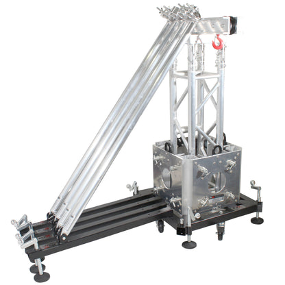 ProX Truss Tower Stage Roofing System Package Ground Support Kit | 3.28 Ft | Ladder 3mm