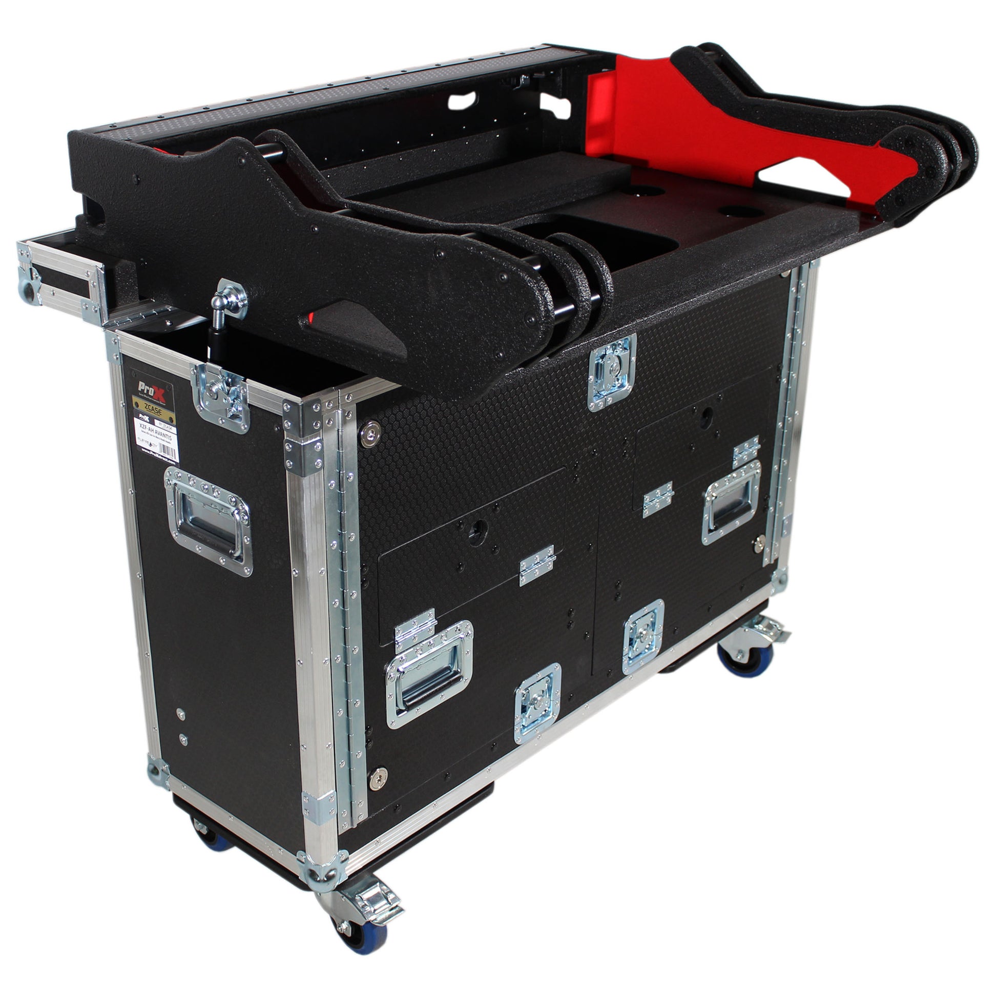 ProX XZF-AH AVANTIS Retracting Hydraulic Lift Case with mixer open 2