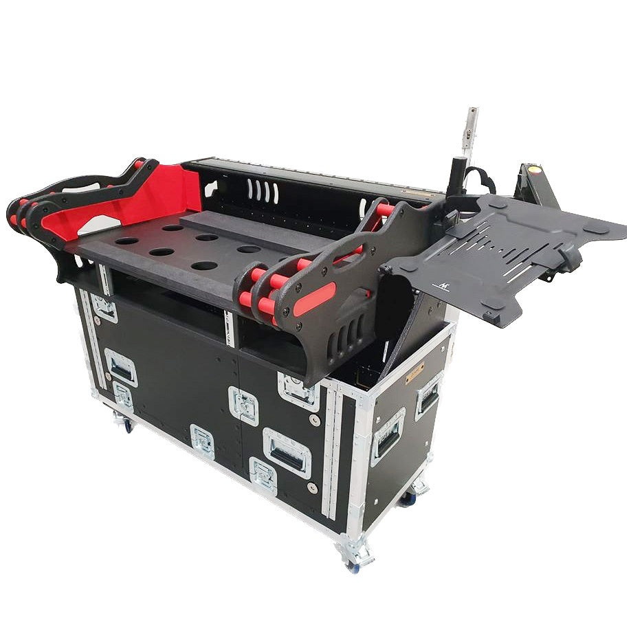 ProX Flip-Ready Hydraulic Console Case For Digital Audio Consoles | Allen & Heath AVANTIS | Detachable