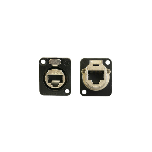 Ace Backstage C-15150 Shielded CAT6A EtherCON Feed-Thru Panel Connector