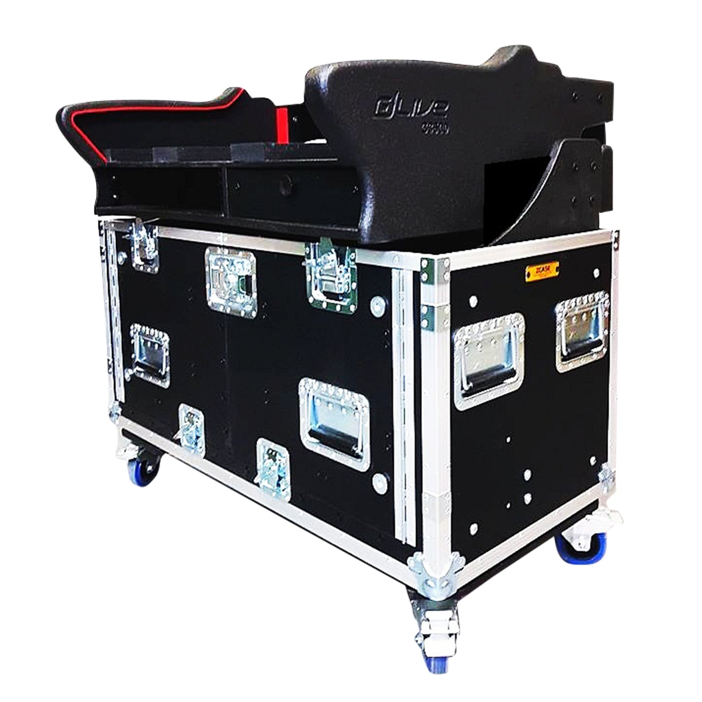 ProX Flip-Ready Hydraulic Console Case For Digital Audio Consoles | Allen & Heath DLive C3500 | Detachable