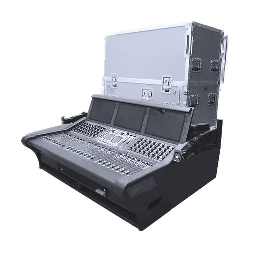 ProX Flip-Ready Hydraulic Console Case For Digital Audio Consoles | Avid Venue S6L-24D | Detachable