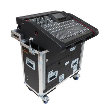 ProX Flip-Ready Hydraulic Console Case For Digital Audio Consoles | Behringer X32 Compact | Fixed