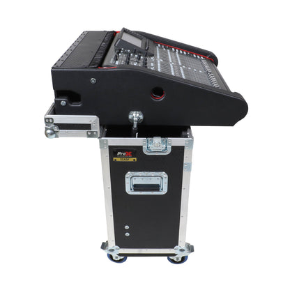 ProX Flip-Ready Hydraulic Console Case For Digital Audio Consoles | Behringer X32 Compact | Fixed