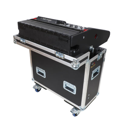 ProX Flip-Ready Hydraulic Console Case For Digital Audio Consoles | Behringer X32 Compact | Fixed