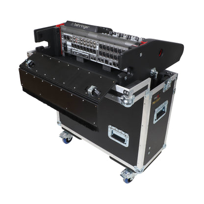ProX Flip-Ready Hydraulic Console Case For Digital Audio Consoles | Behringer X32 Compact | Fixed