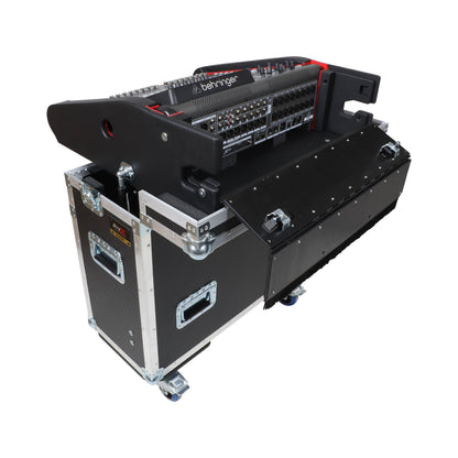 ProX Flip-Ready Hydraulic Console Case For Digital Audio Consoles | Behringer X32 Compact | Fixed