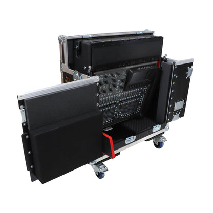 ProX Flip-Ready Hydraulic Console Case For Digital Audio Consoles | Behringer X32 Compact | Fixed