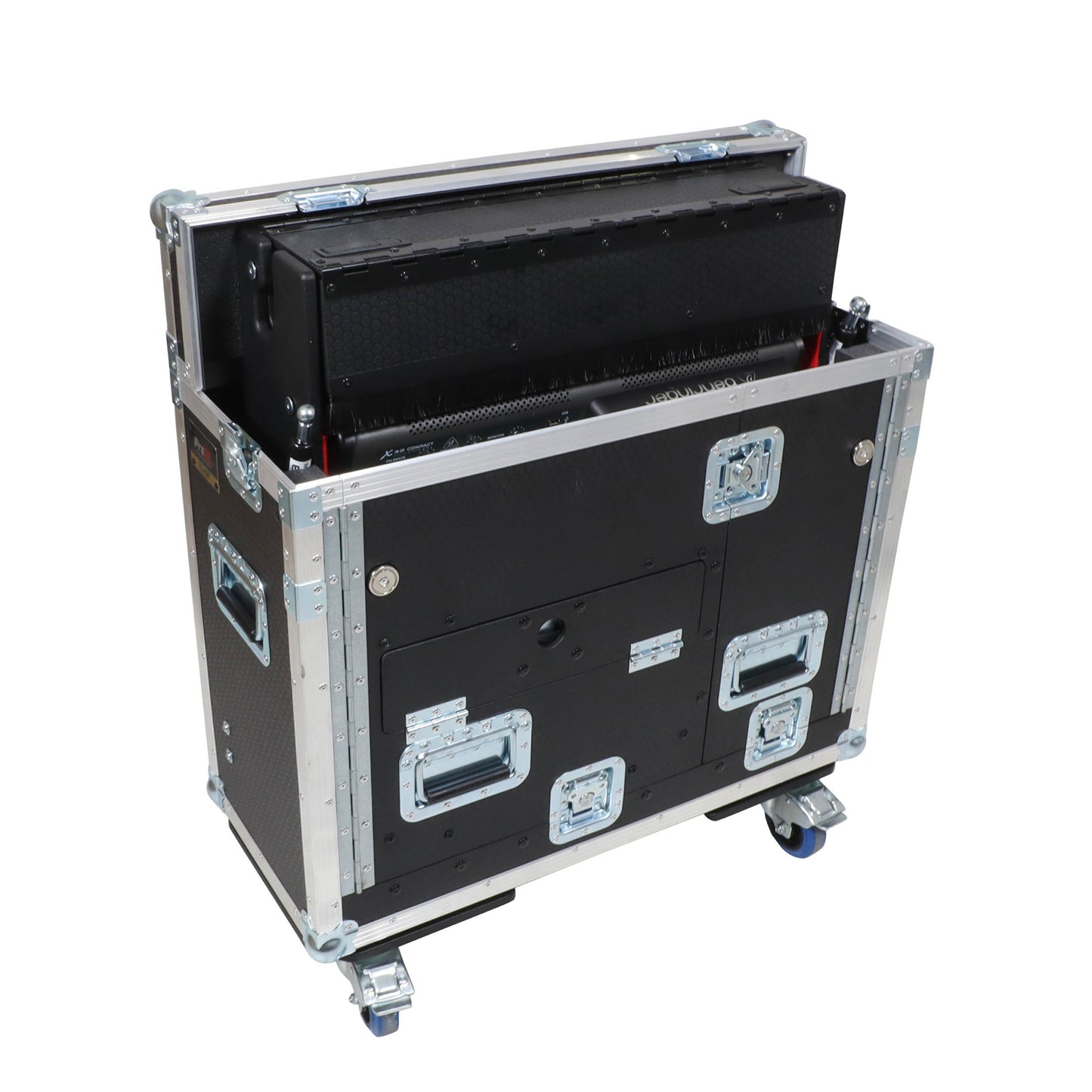 ProX Flip-Ready Hydraulic Console Case For Digital Audio Consoles | Behringer X32 Compact | Fixed