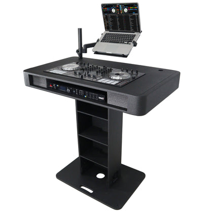 ProX Control Tower DJ Podium T-Shape Stand for Pioneer DDJ | Black | Without Road Case
