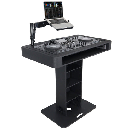 ProX Control Tower DJ Podium T-Shape Stand for Pioneer DDJ | Black | Without Road Case