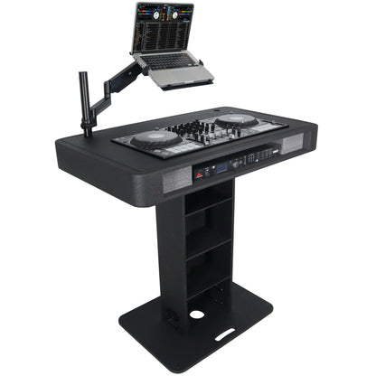 ProX Control Tower DJ Podium T-Shape Stand for Pioneer DDJ | Black | Without Road Case