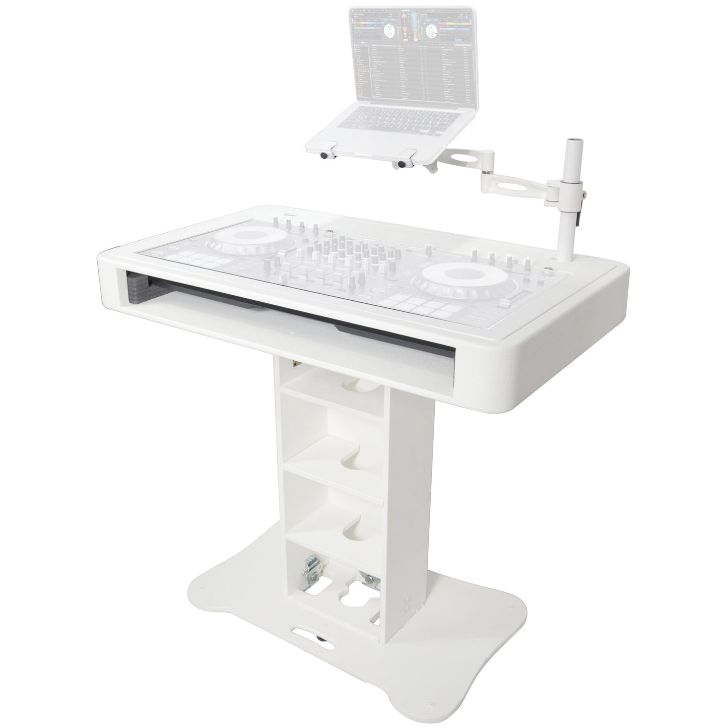 77637_ProX-Control-Tower-DJ-Podium-T-Shape-Stand-for-Pioneer-DDJ-_-White-_-Without-Road-Case_ALT02sqr
