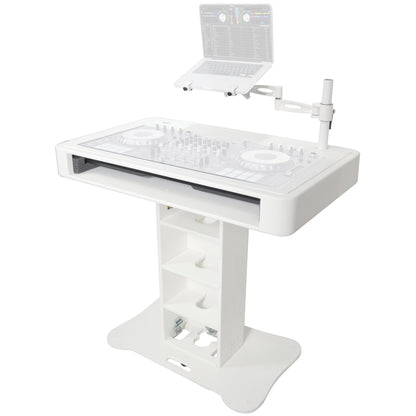 77637_ProX-Control-Tower-DJ-Podium-T-Shape-Stand-for-Pioneer-DDJ-_-White-_-Without-Road-Case_ALT02sqr