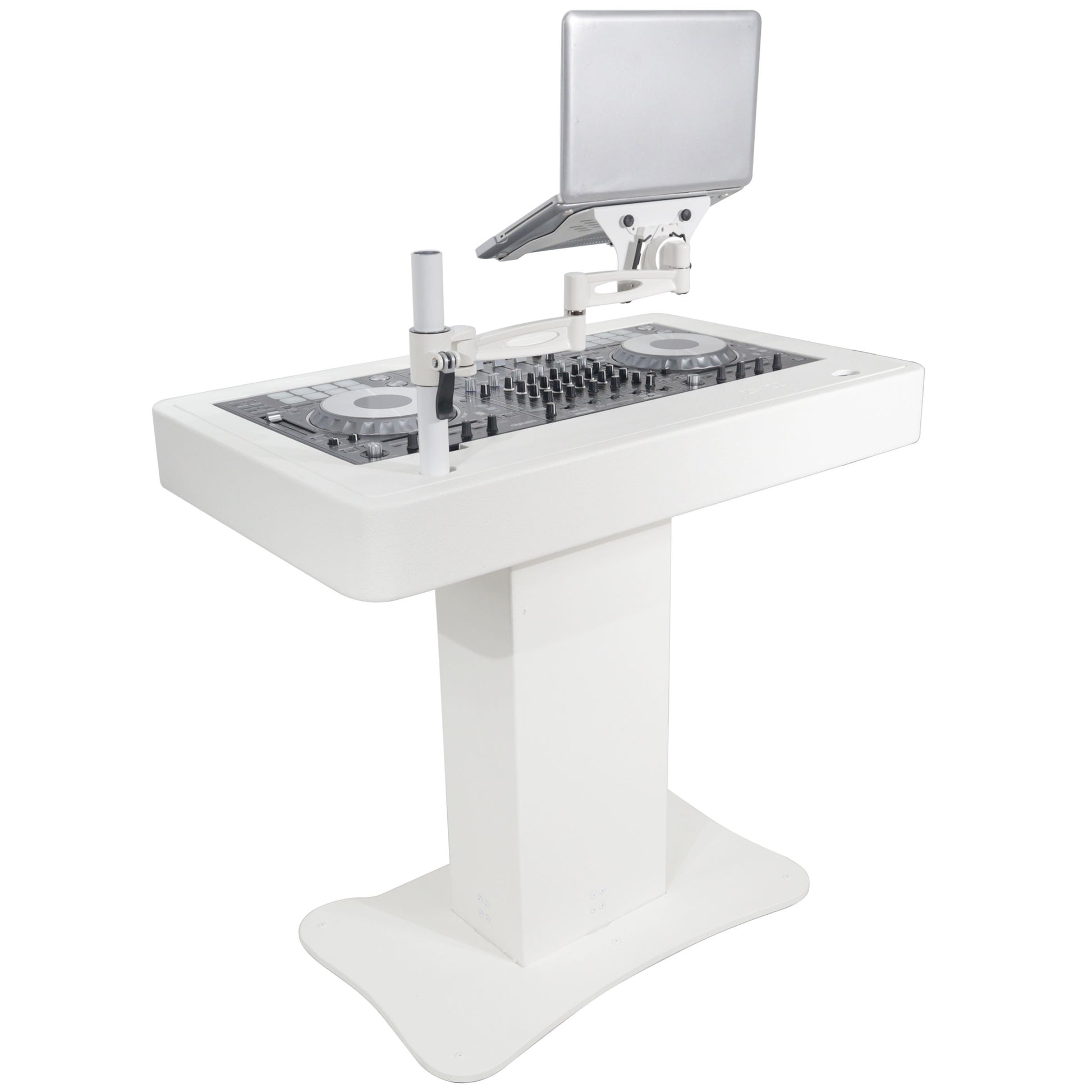 77637_ProX-Control-Tower-DJ-Podium-T-Shape-Stand-for-Pioneer-DDJ-_-White-_-Without-Road-Case_ALT07sqr