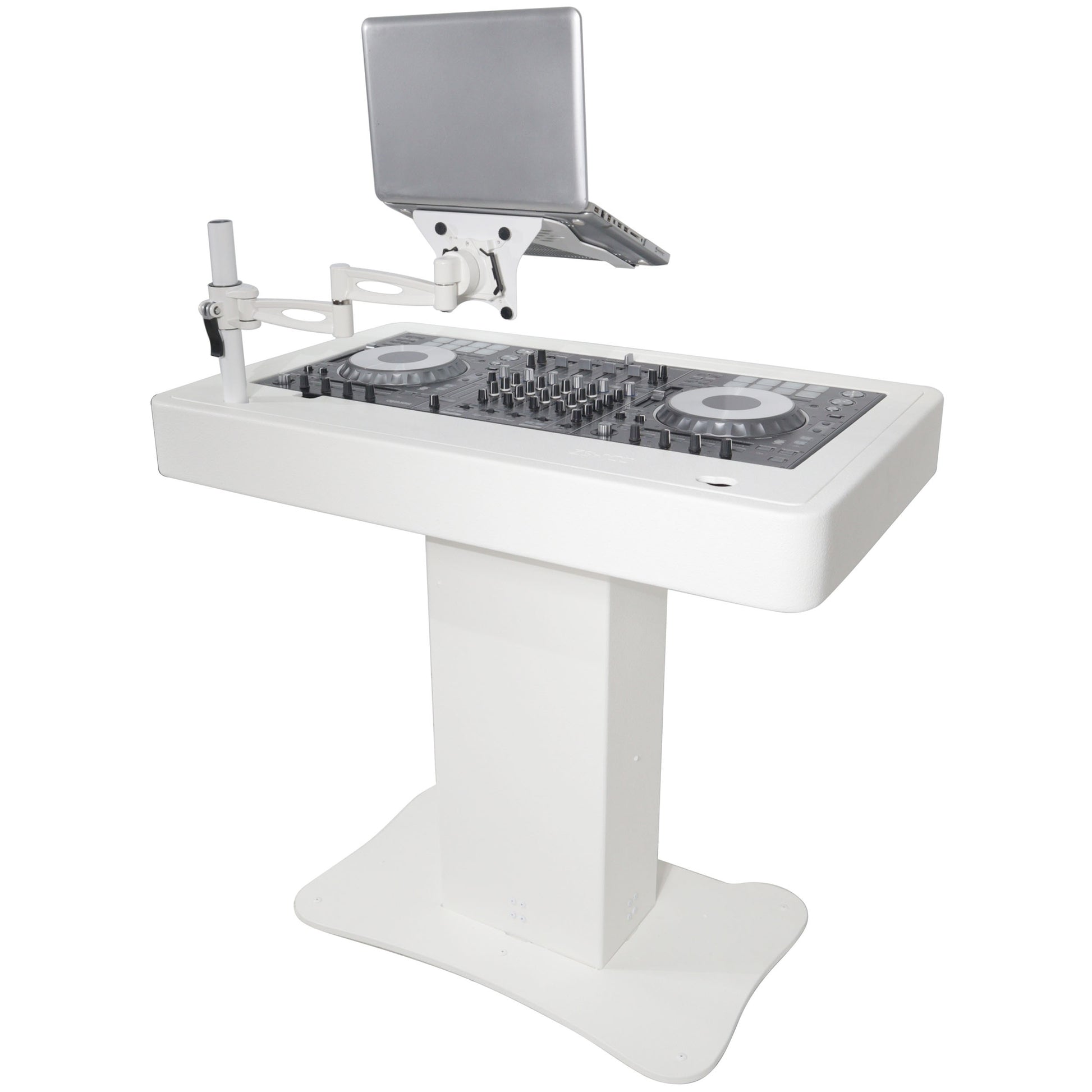 77637_ProX-Control-Tower-DJ-Podium-T-Shape-Stand-for-Pioneer-DDJ-_-White-_-Without-Road-Case_ALT08sqr