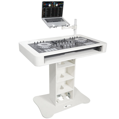 77637_ProX-Control-Tower-DJ-Podium-T-Shape-Stand-for-Pioneer-DDJ-_-White-_-Without-Road-Case_ALT09sqr