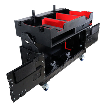 ProX Flip-Ready Hydraulic Console Case For Digital Audio Consoles | Denon DJ SC6000 Prime | None | Fixed