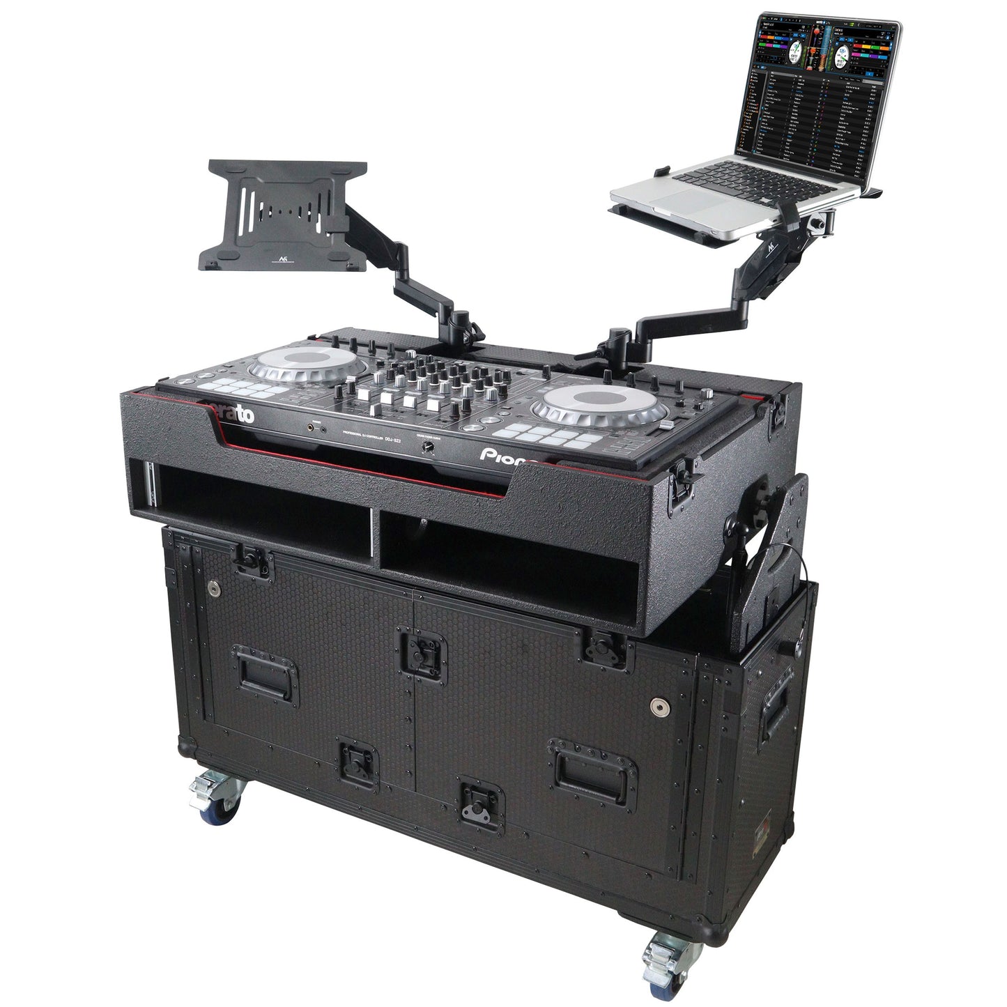ProX Flip-Ready Hydraulic Console Case For Digital Audio Consoles | Pioneer DDJ-REV7/XDJ-XZ/Opus Quad | Fixed