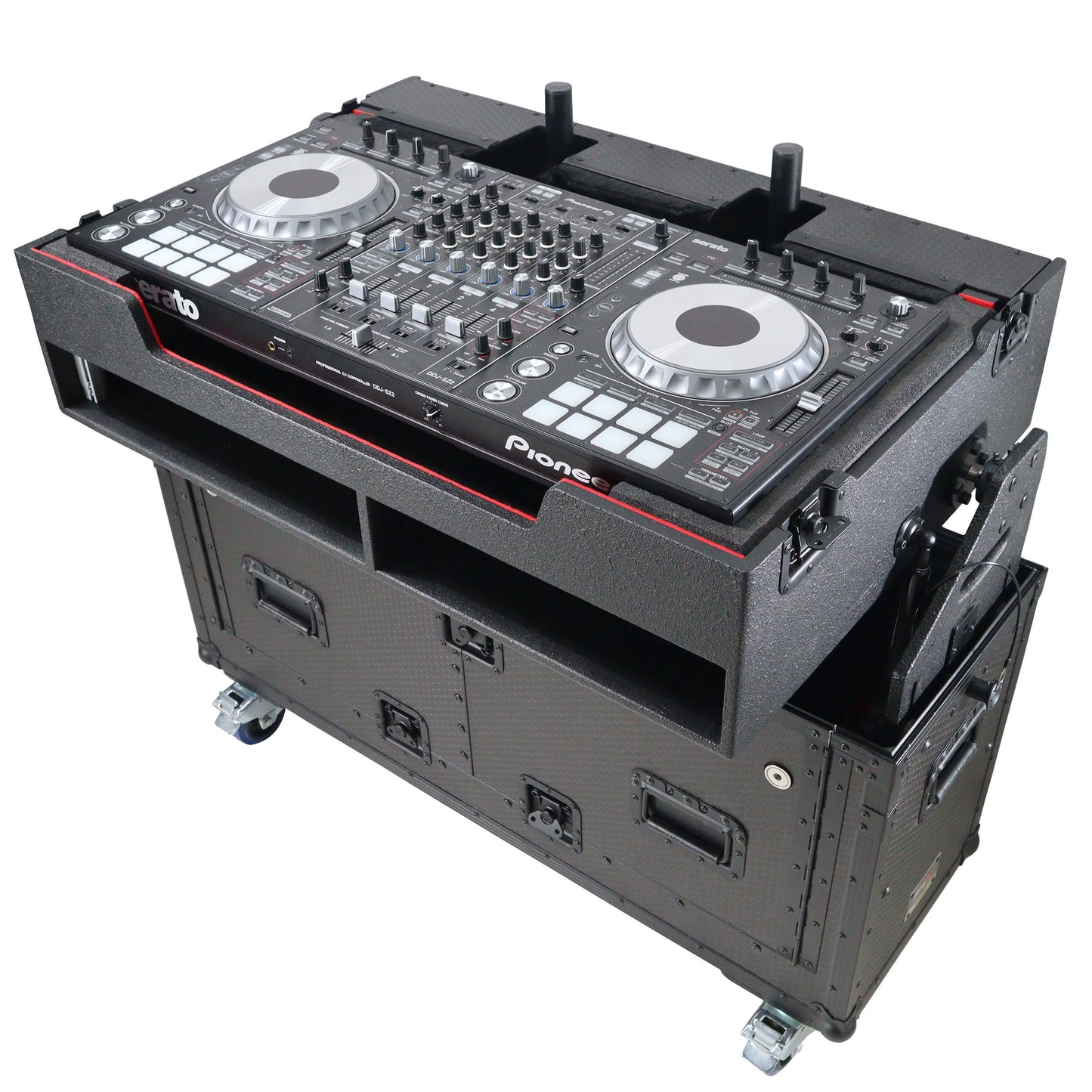 ProX Flip-Ready Hydraulic Console Case For Digital Audio Consoles | Pioneer DDJ-REV7/XDJ-XZ/Opus Quad | Fixed