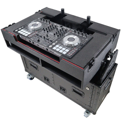 ProX Flip-Ready Hydraulic Console Case For Digital Audio Consoles | Pioneer DDJ-REV7/XDJ-XZ/Opus Quad | Fixed