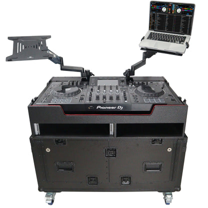 ProX Flip-Ready Hydraulic Console Case For Digital Audio Consoles | Pioneer DDJ-REV7/XDJ-XZ/Opus Quad | Fixed