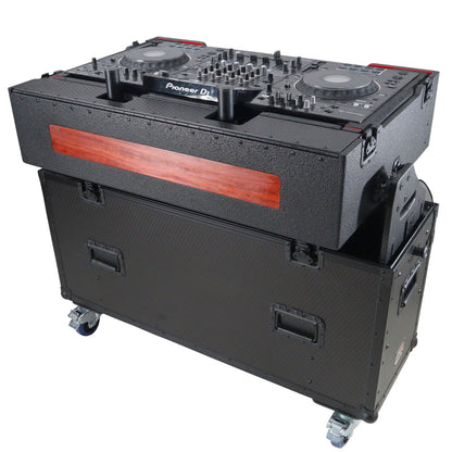 ProX Flip-Ready Hydraulic Console Case For Digital Audio Consoles | Pioneer DDJ-REV7/XDJ-XZ/Opus Quad | Fixed