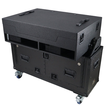 ProX Flip-Ready Hydraulic Console Case For Digital Audio Consoles | Pioneer DDJ-REV7/XDJ-XZ/Opus Quad | Fixed