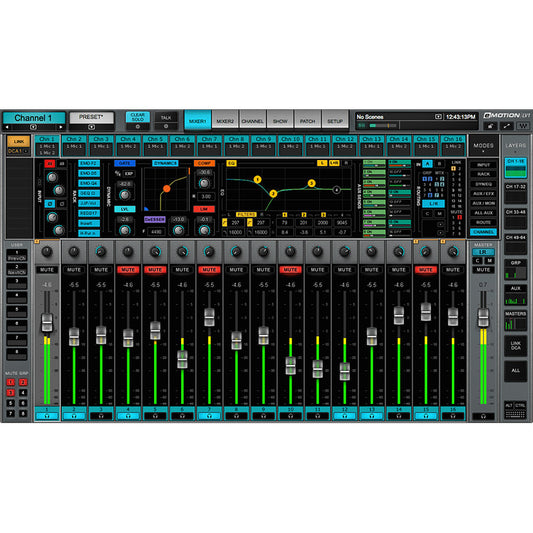 Waves eMotion LV1 16 16-Channel Live Digital Mixer 1
